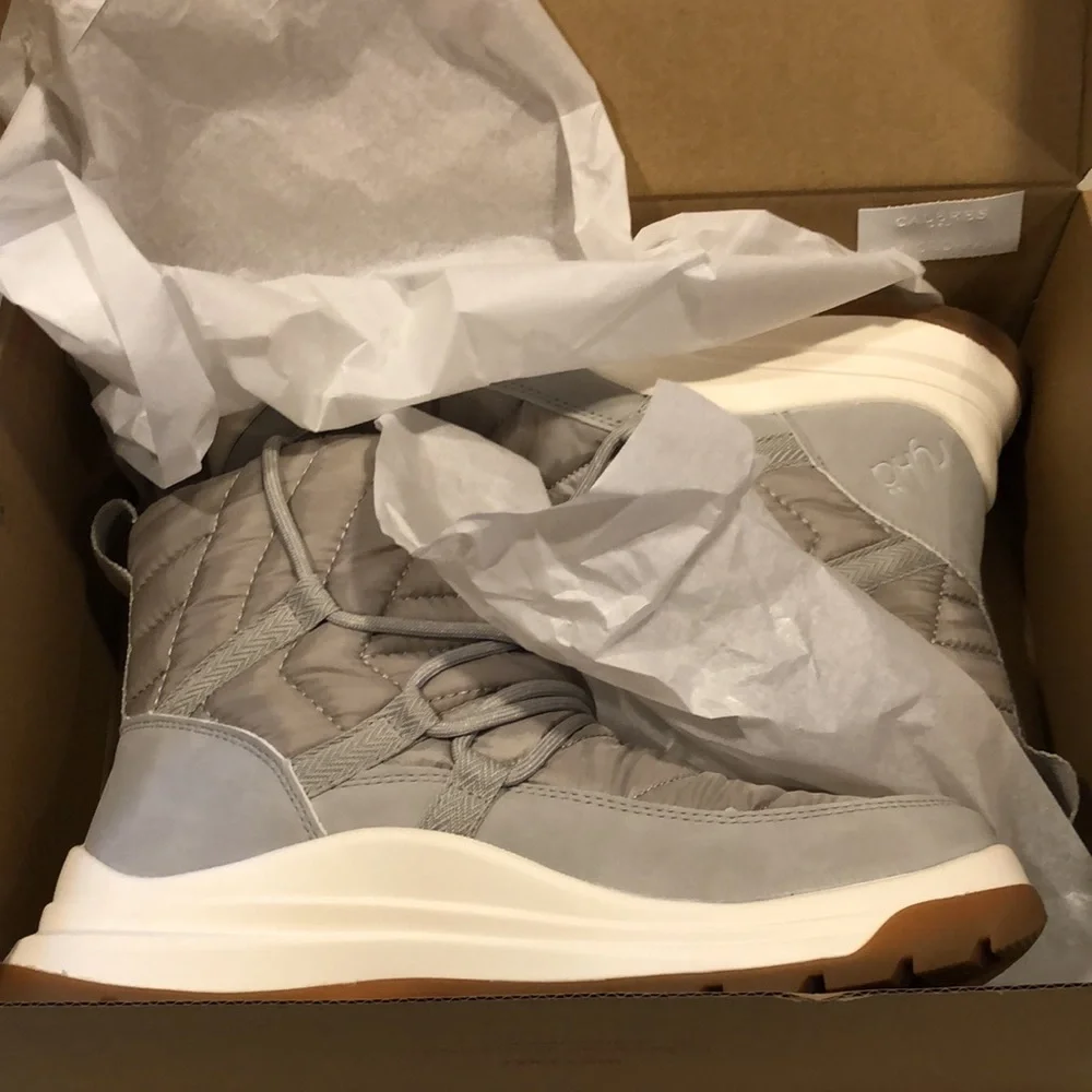RYKA HIGHLIGHT WINTER BOOT PALOMA GREY US SIZE 8 NEW IN BOX